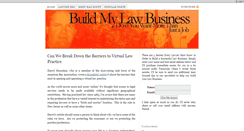 Desktop Screenshot of buildmylawbusiness.com